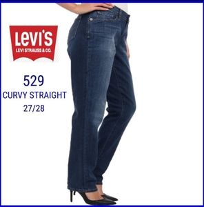 Levi's 529 curvy straight leg